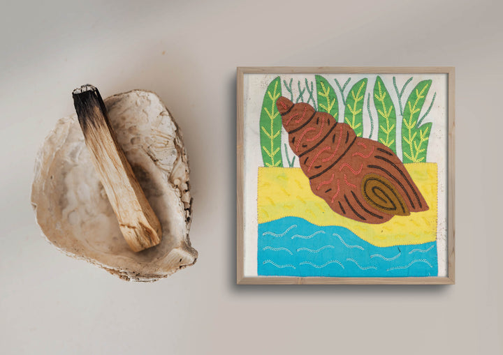 Brown And Yellow Fantasy Seashell Molita