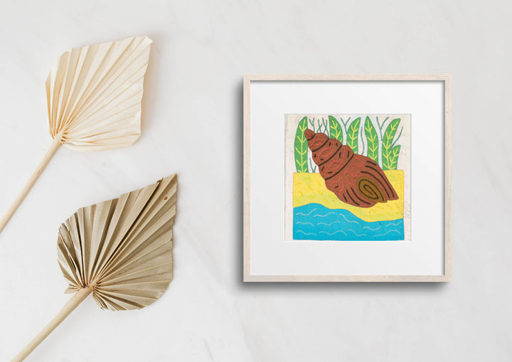 Brown And Yellow Fantasy Seashell Molita