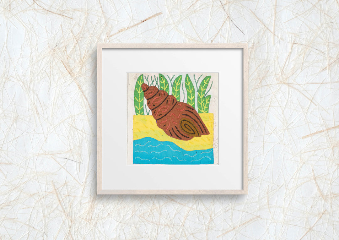 Brown And Yellow Fantasy Seashell Molita