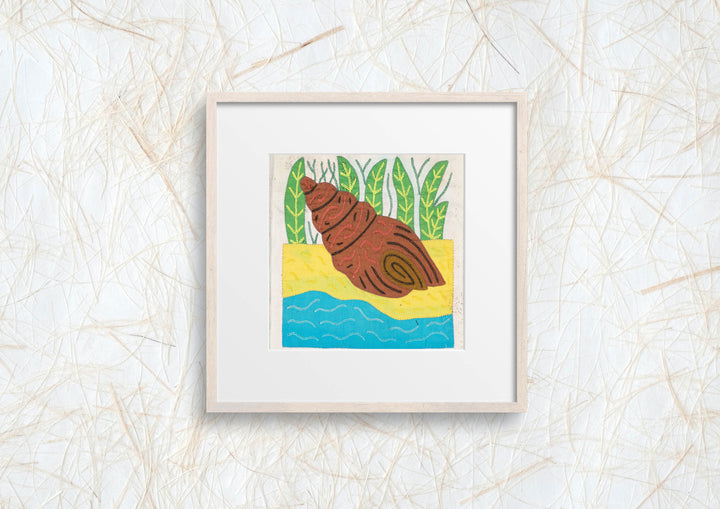 Brown And Yellow Fantasy Seashell Molita