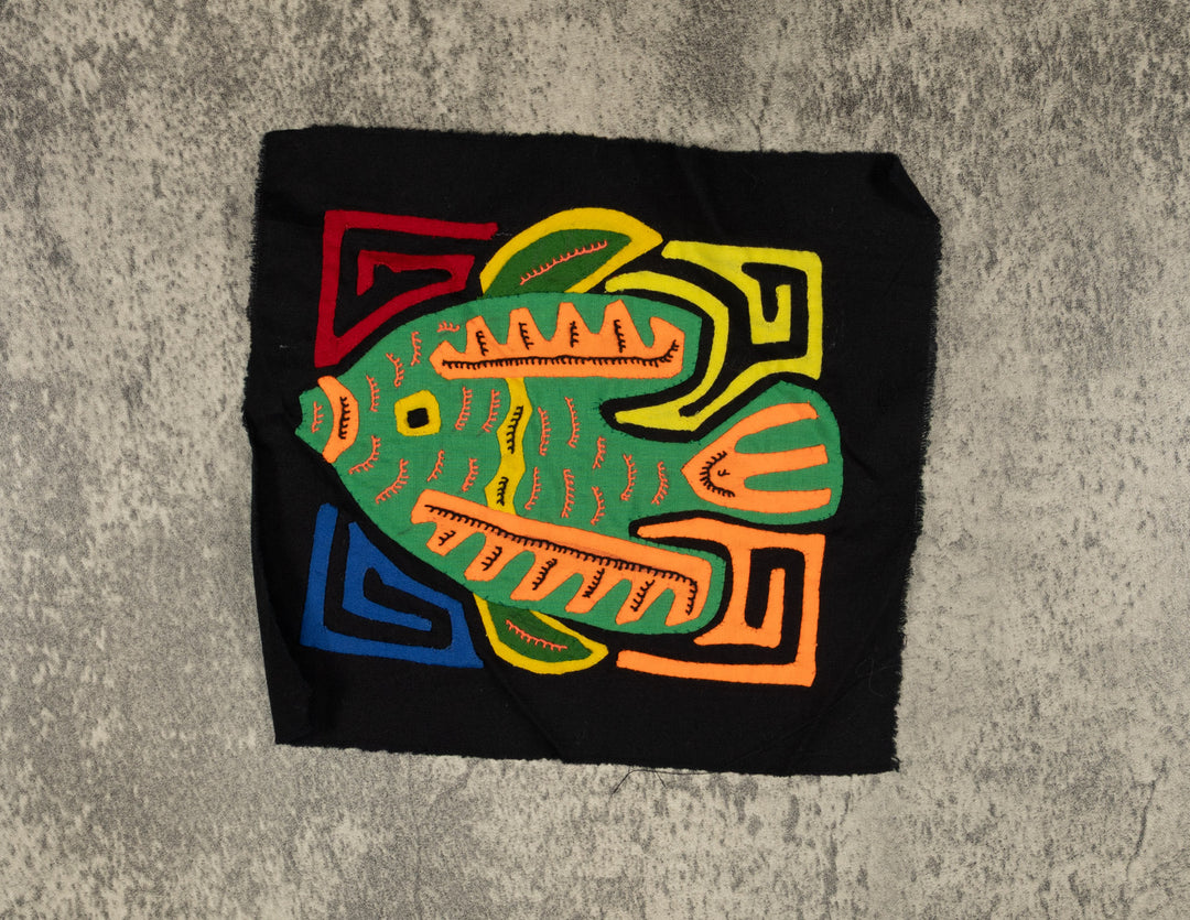 Multi-Color Ocean Fish Green And Orange Molita