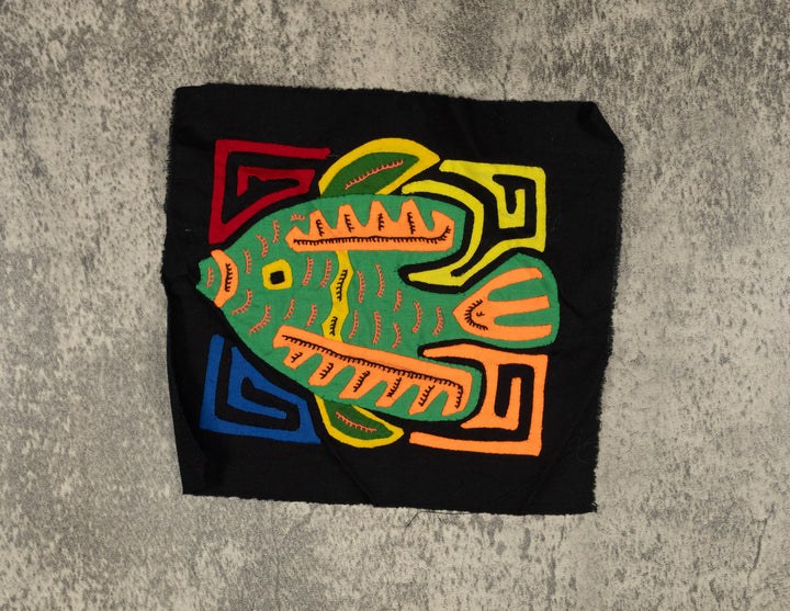 Multi-Color Ocean Fish Green And Orange Molita