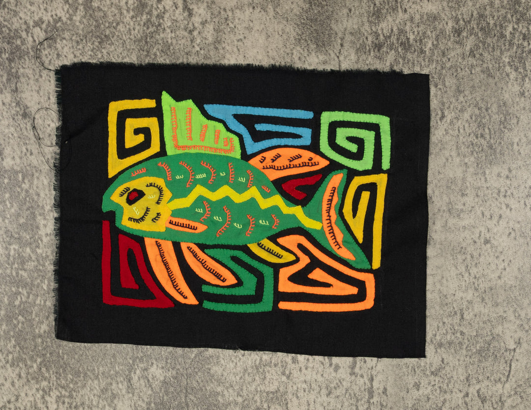 Multi-Color Ocean Fish Green And Orange Molita