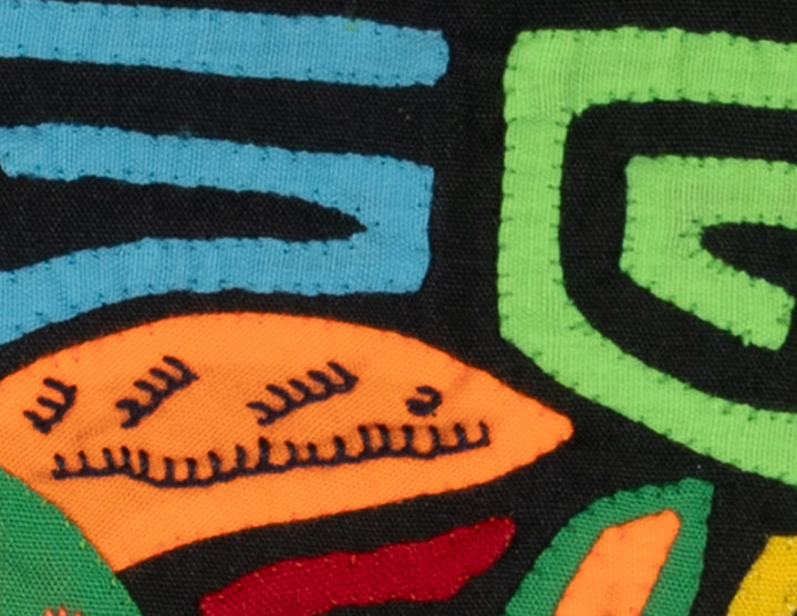 Multi-Color Ocean Fish Green And Orange Molita