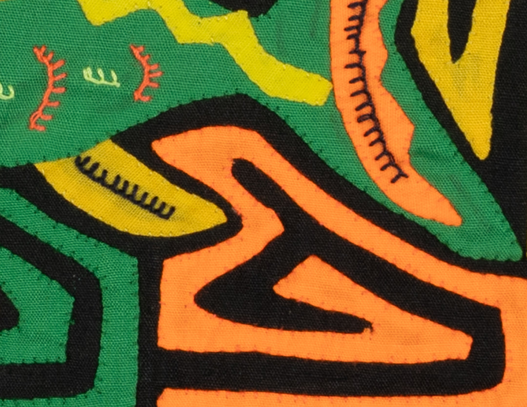 Multi-Color Ocean Fish Green And Orange Molita