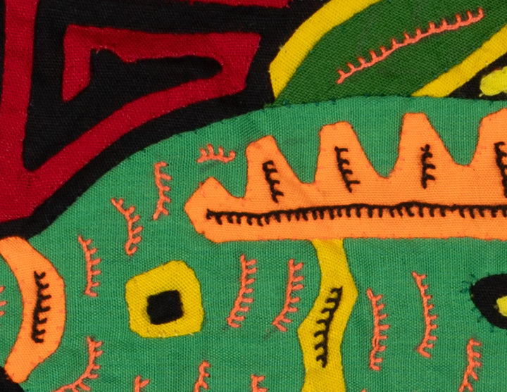 Multi-Color Ocean Fish Green And Orange Molita