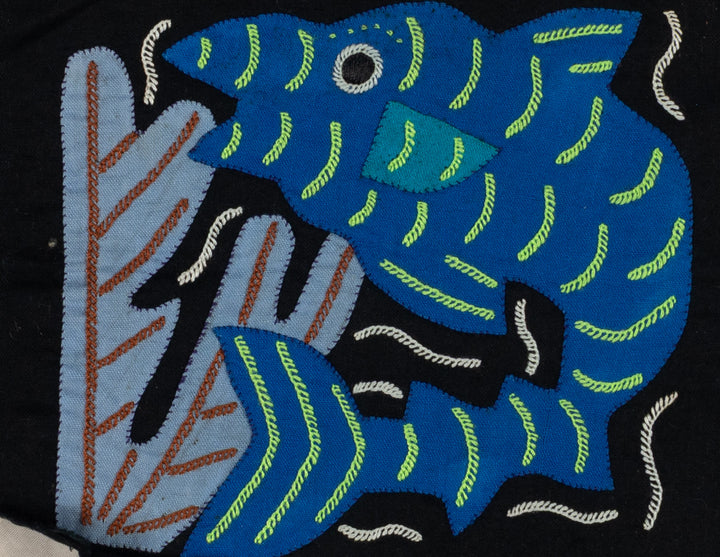 Multi-Color Ocean Fish Blue And Black Molita