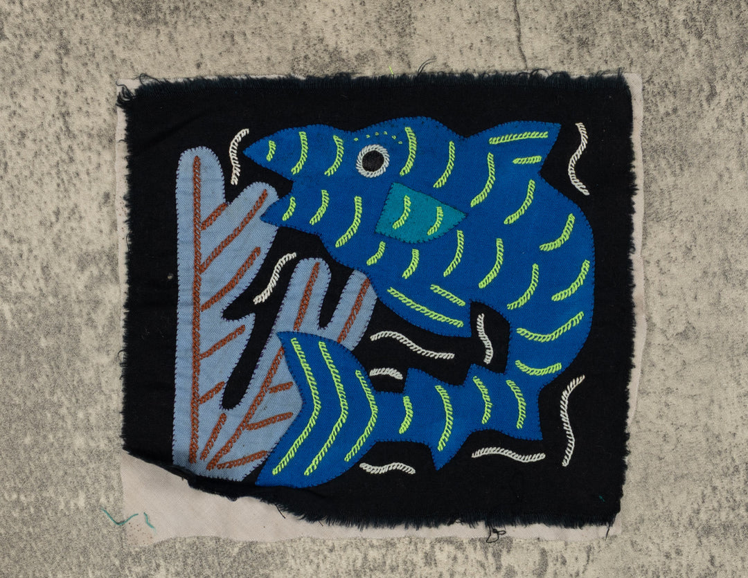 Multi-Color Ocean Fish Blue And Black Molita