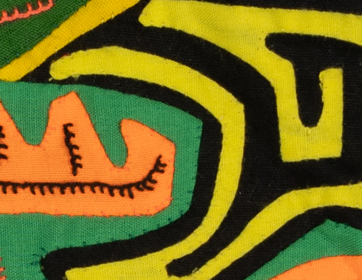 Multi-Color Ocean Fish Green And Orange Molita