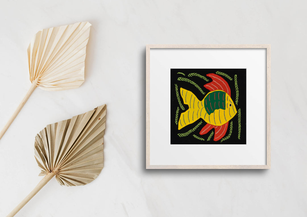 Multi-Color Ocean Fish Yellow And Red Molita