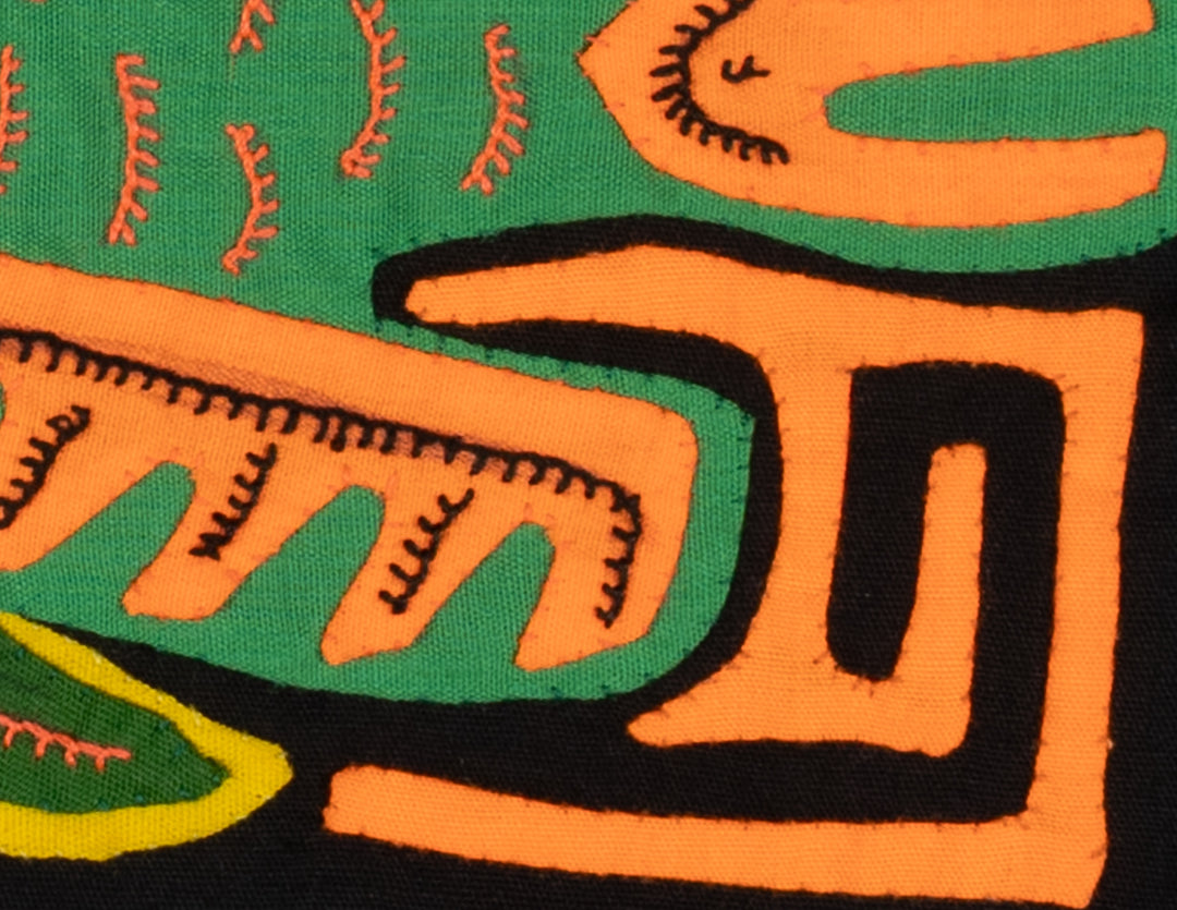 Multi-Color Ocean Fish Green And Orange Molita