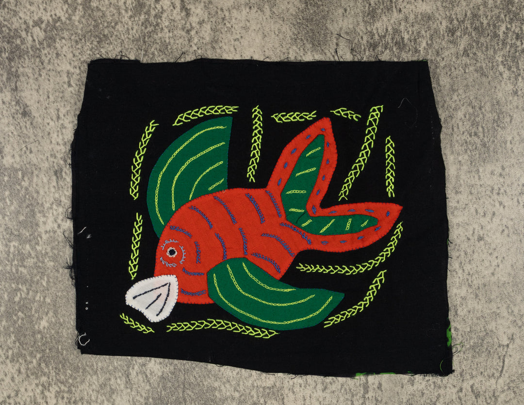 Multi-Color Ocean Fish Orange And Green Molita