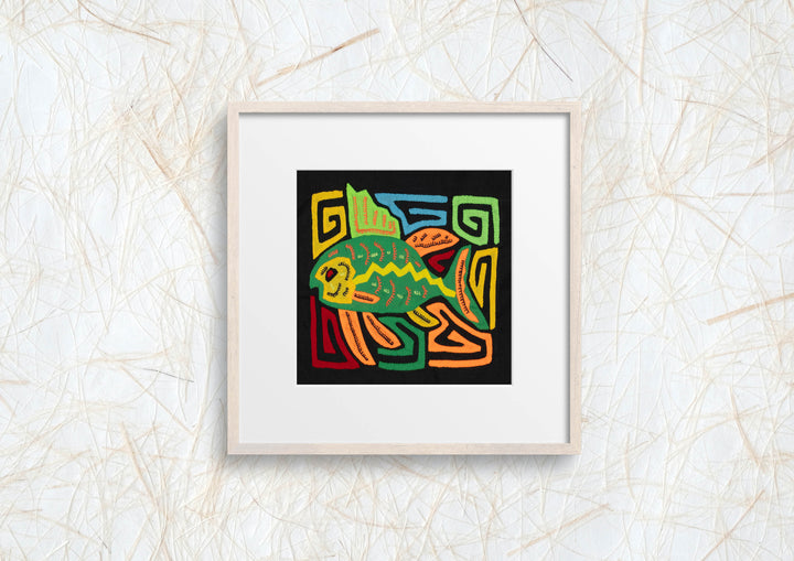 Multi-Color Ocean Fish Green And Orange Molita