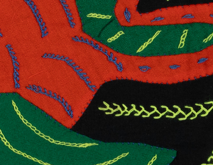 Multi-Color Ocean Fish Orange And Green Molita