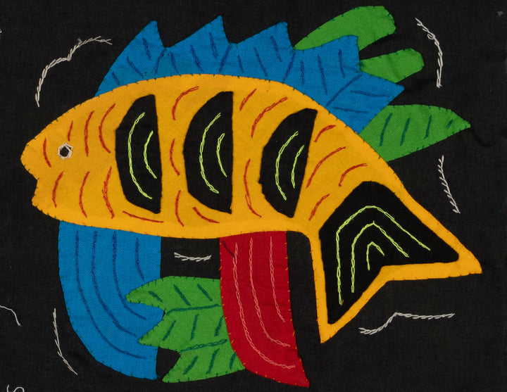 Multi-Color Ocean Fish Yellow And Blue Molita