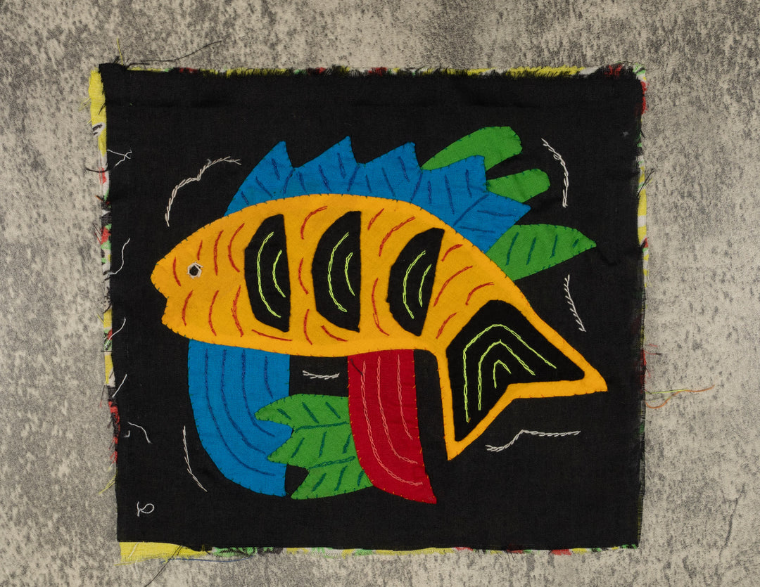 Multi-Color Ocean Fish Yellow And Blue Molita