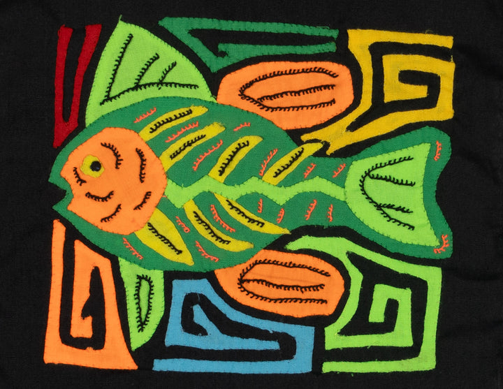 Multi-Color Ocean Fish Green And Orange Molita