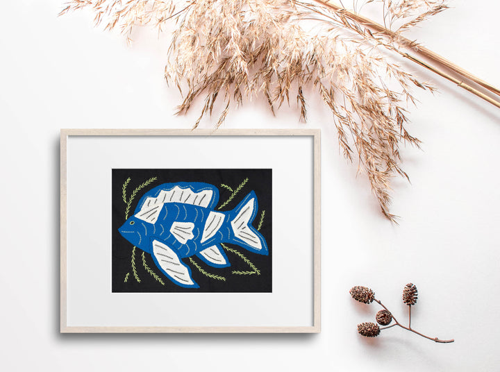 Blue And White Fantasy Fish Molita
