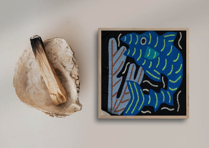 Multi-Color Ocean Fish Blue And Black Molita