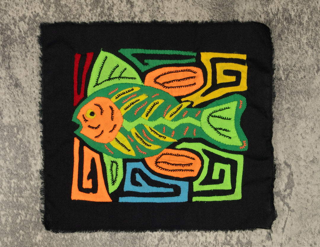 Multi-Color Ocean Fish Green And Orange Molita