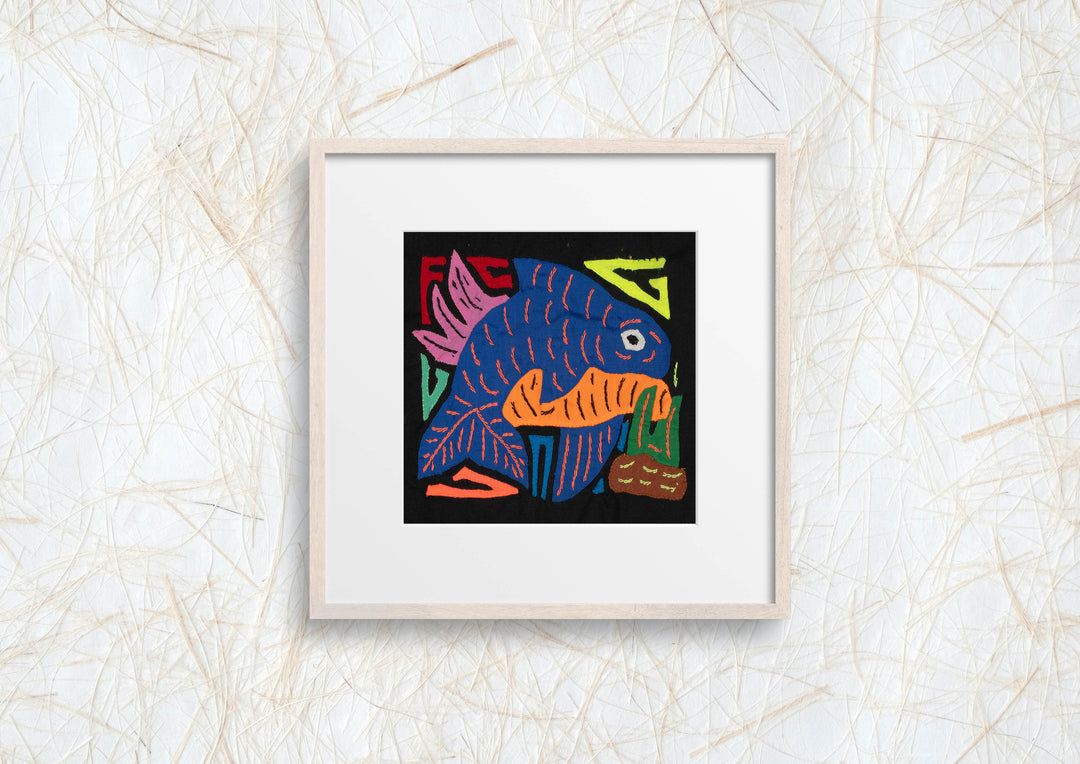 Multi-Color Ocean Fish Blue And Orange Molita