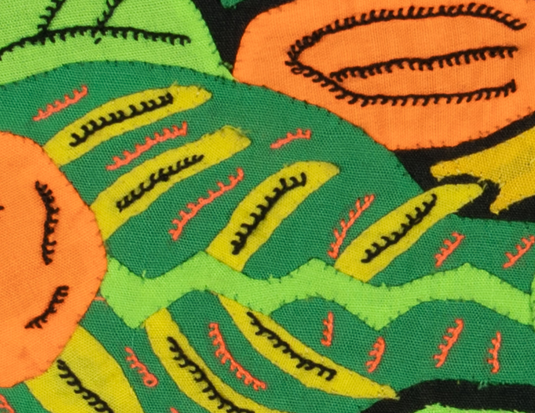 Multi-Color Ocean Fish Green And Orange Molita