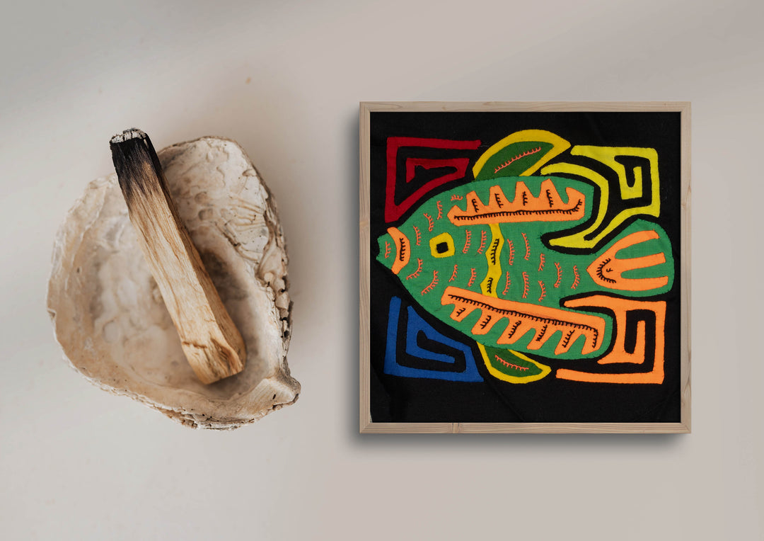 Multi-Color Ocean Fish Green And Orange Molita