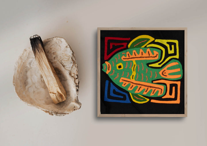 Multi-Color Ocean Fish Green And Orange Molita