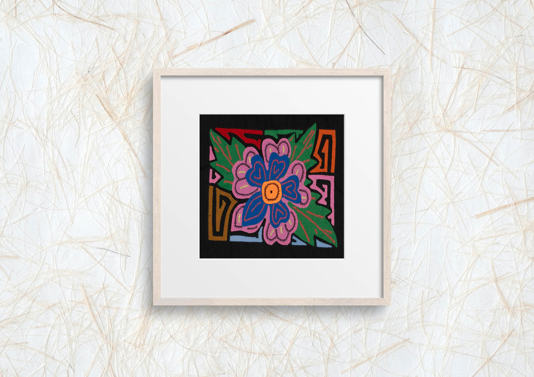 Multi-Color Floral Flower Pink And Blue Molita