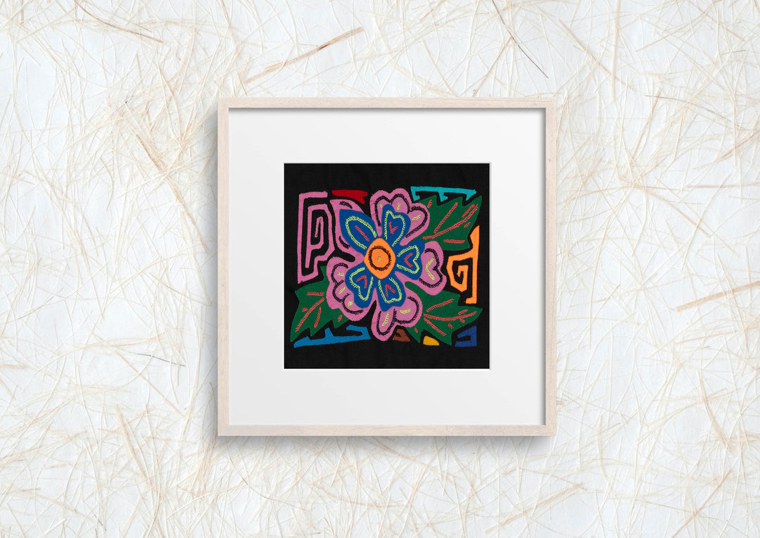 Multi-Color Floral Flower Pink And Blue Molita