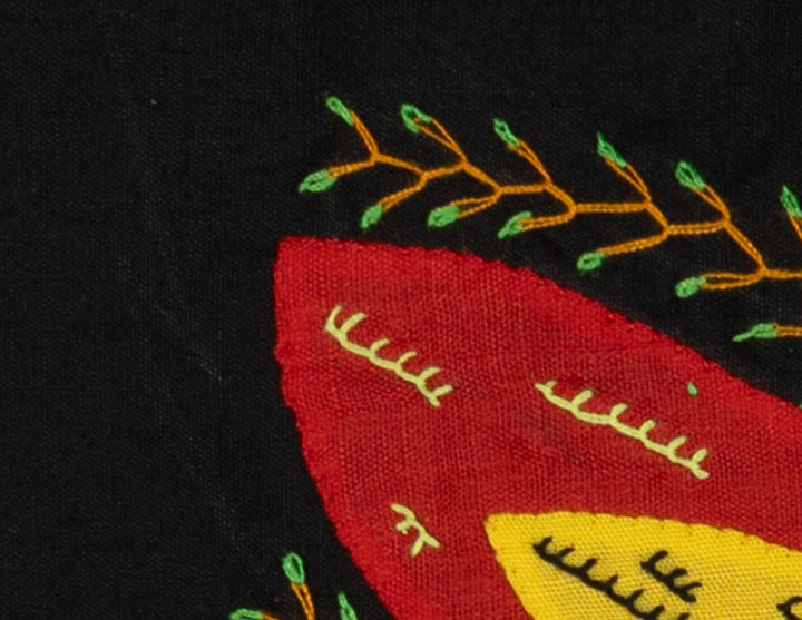 Multi-Color Floral Flower Red And Yellow Molita