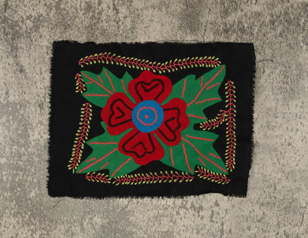 Multi-Color Floral Flower Red And Green Molita