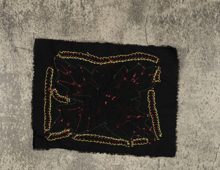 Multi-Color Floral Flower Red And Green Molita