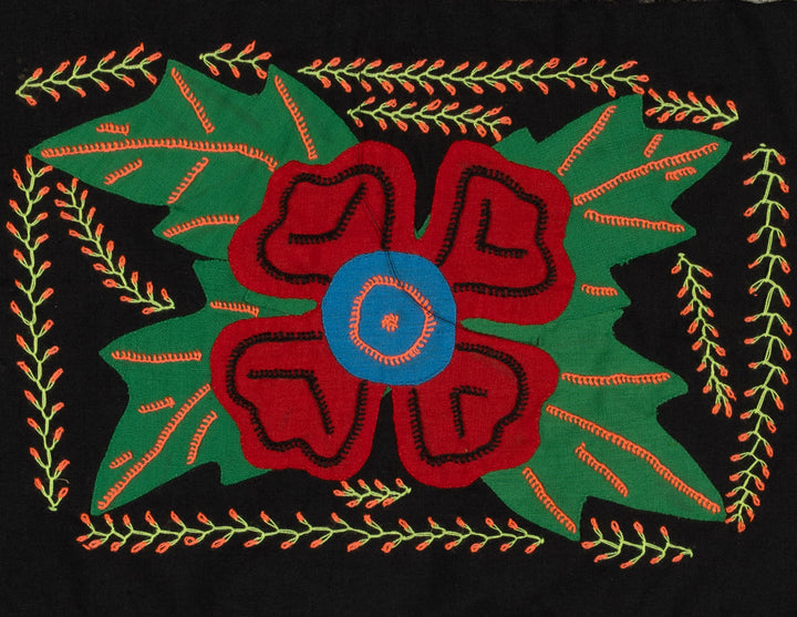 Multi-Color Floral Flower Red And Green Molita