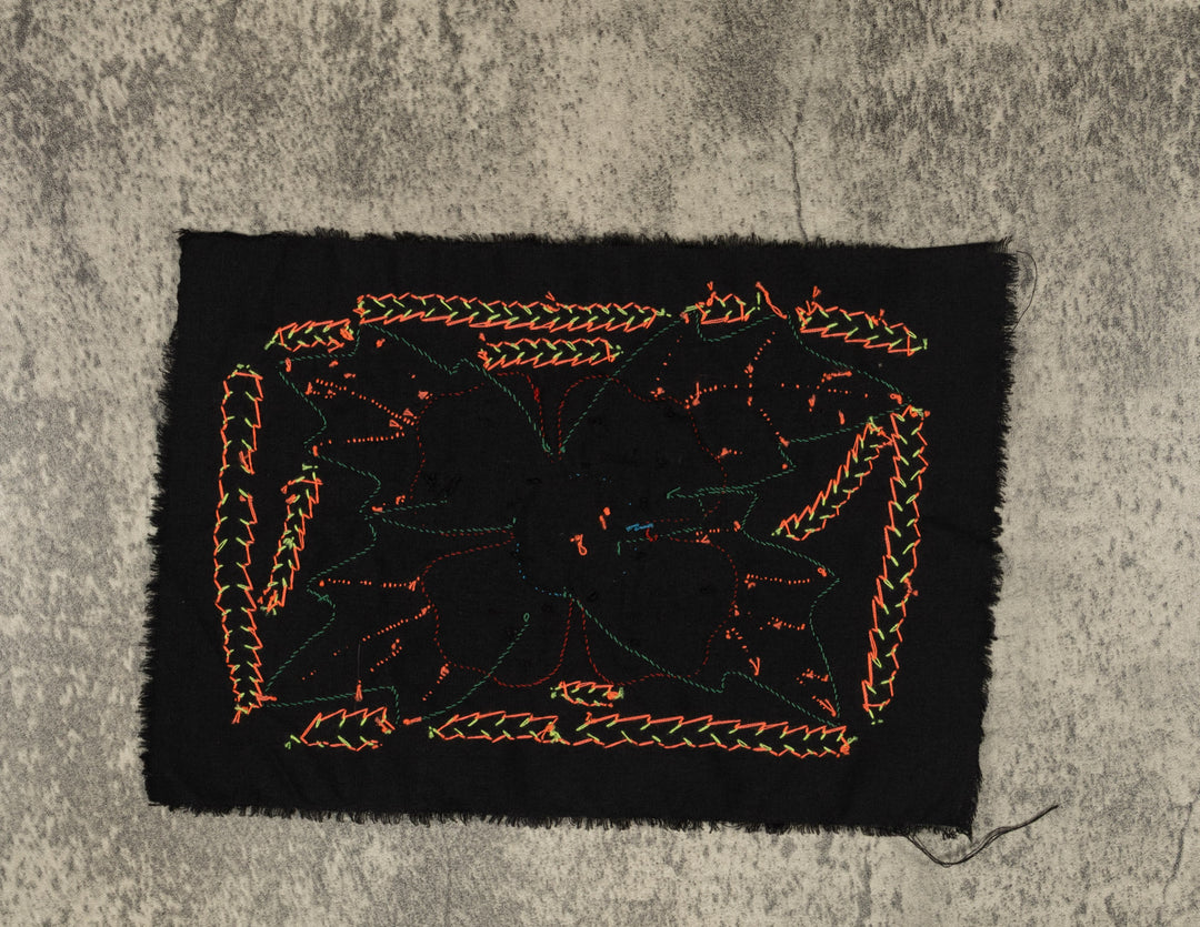 Multi-Color Floral Flower Red And Green Molita