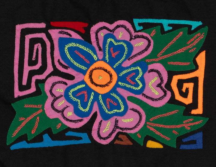 Multi-Color Floral Flower Pink And Blue Molita