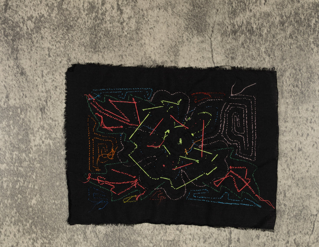 Multi-Color Floral Flower Pink And Blue Molita