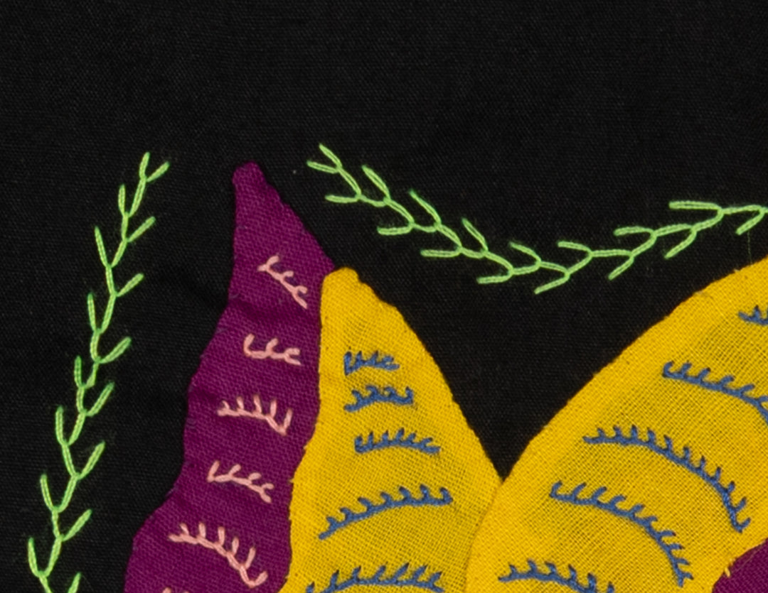 Multi-Color Hummingbird Maroon And Yellow Molita