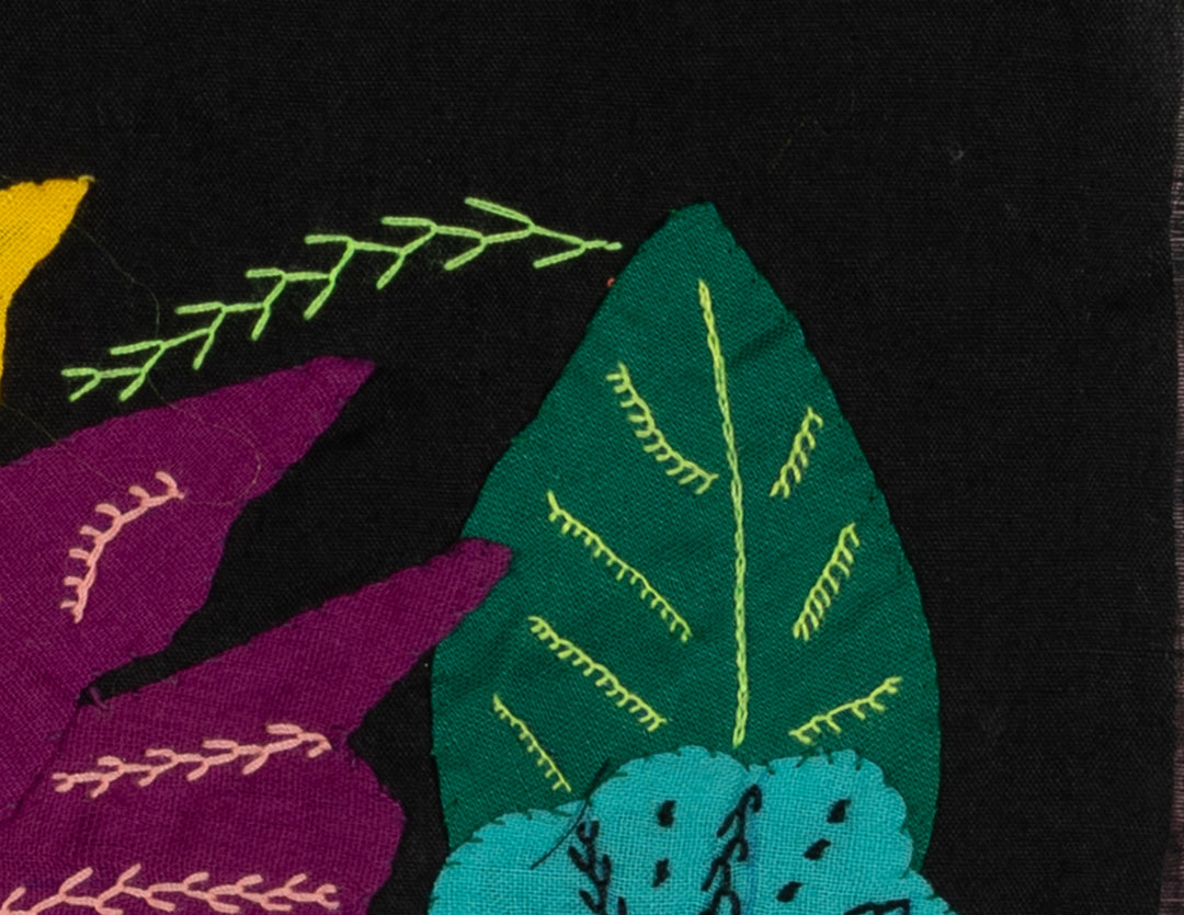 Multi-Color Hummingbird Maroon And Yellow Molita