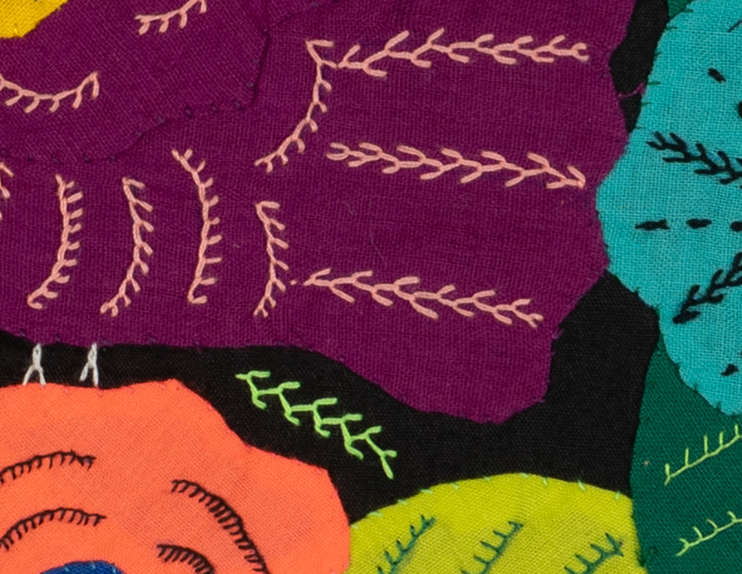 Multi-Color Hummingbird Maroon And Yellow Molita