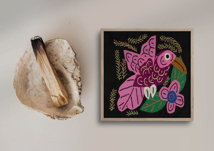 Multi-Color Hummingbird Pink And Maroon Molita