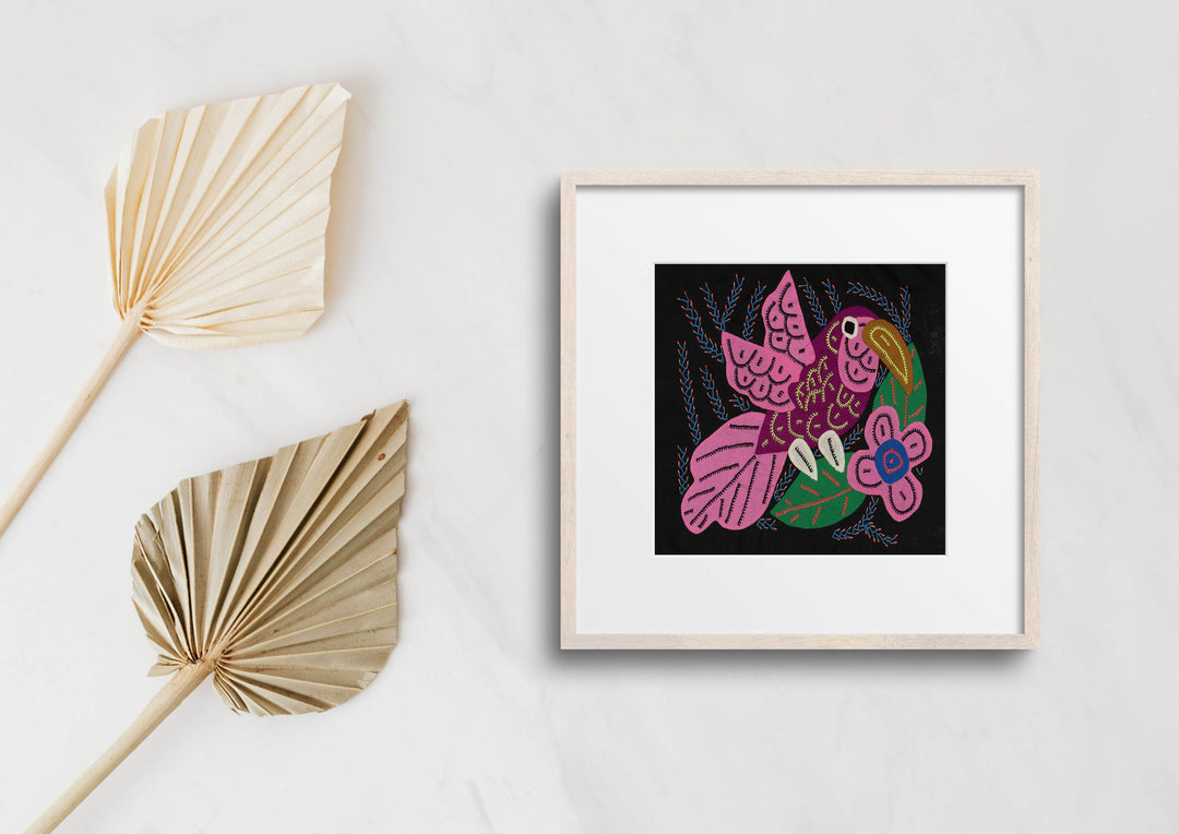 Multi-Color Hummingbird Pink And Maroon Molita