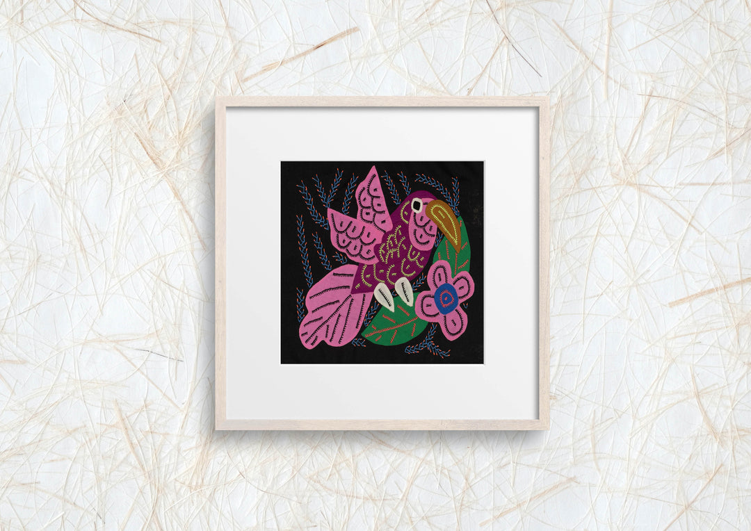 Multi-Color Hummingbird Pink And Maroon Molita