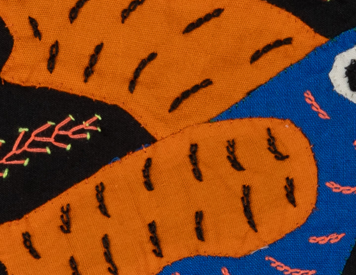 Multi-Color Hummingbird Blue And Orange Molita