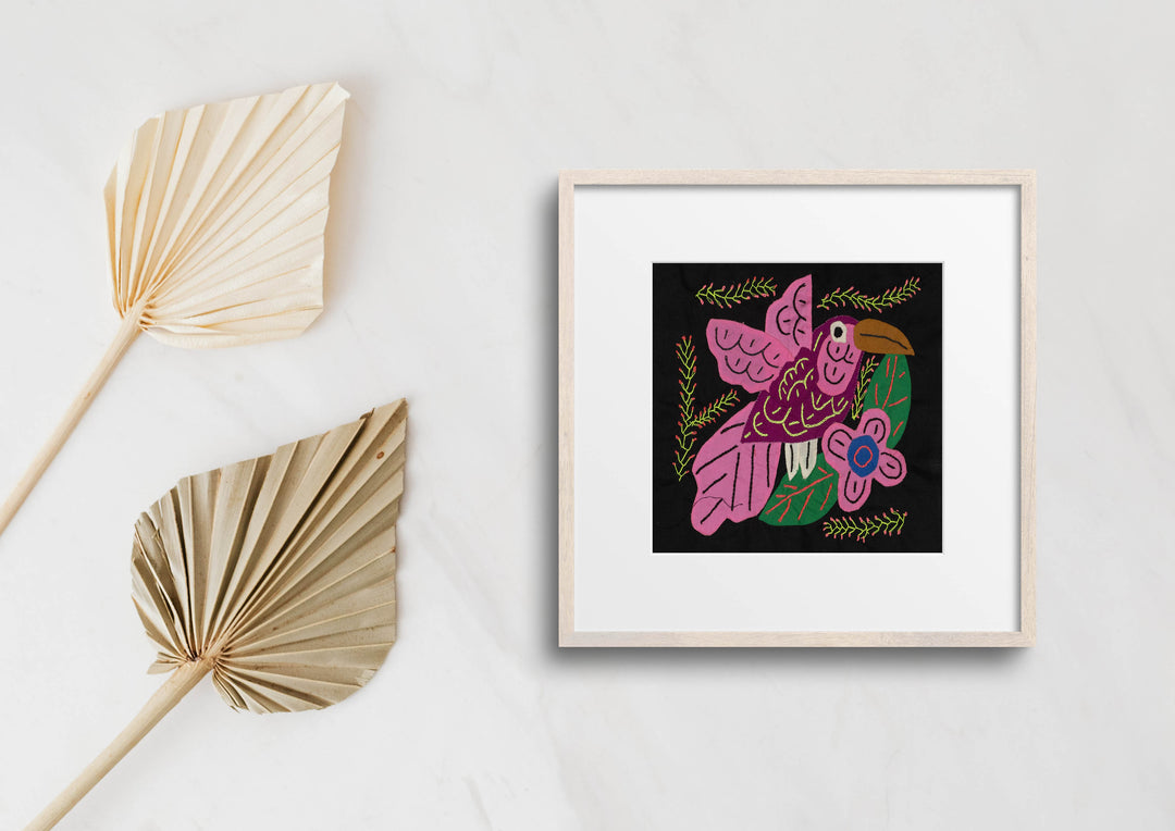 Multi-Color Hummingbird Pink And Maroon Molita