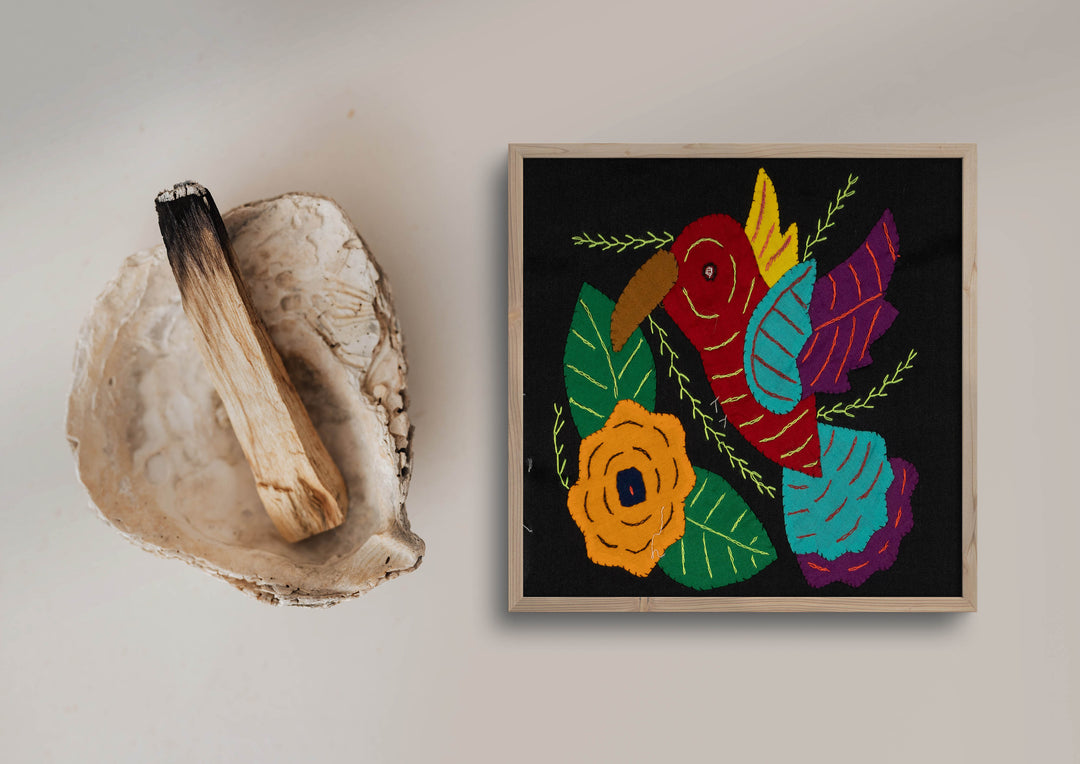 Multi-Color Hummingbird Red And Purple Molita