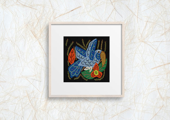 Multi-Color Hummingbird Blue And Orange Molita