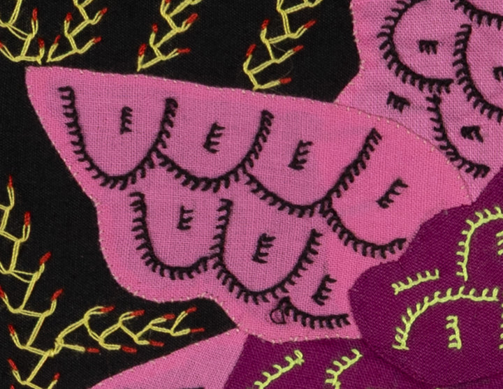 Multi-Color Hummingbird Pink And Maroon Molita