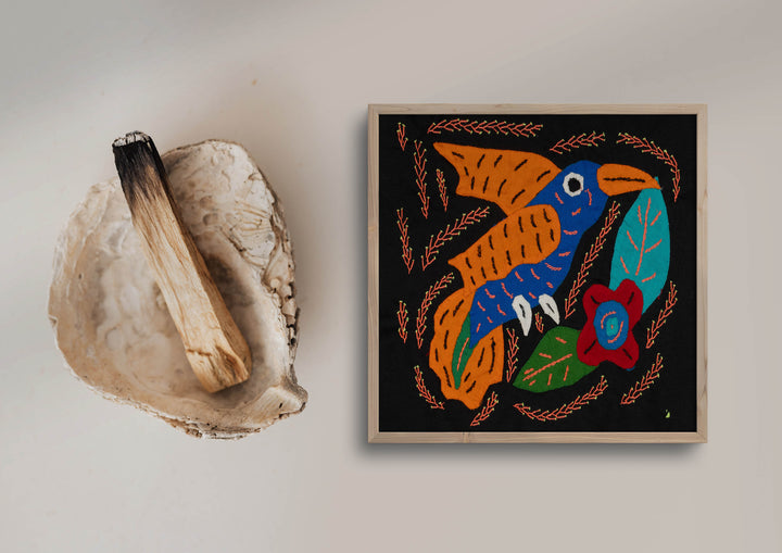 Multi-Color Hummingbird Blue And Orange Molita