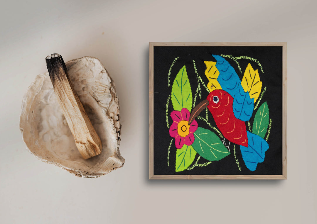 Red And Blue Hummingbird Molita